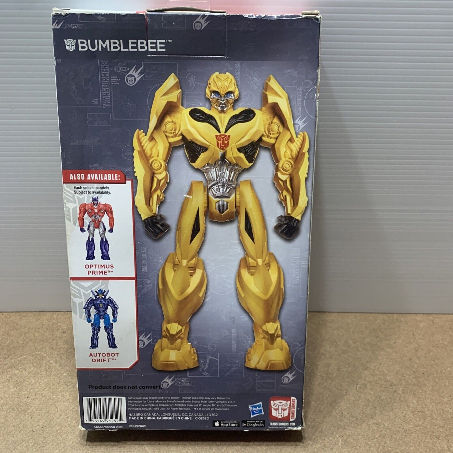 Action Figure TRANSFORMERS Age of Extinction BUMBLEBEE Titan Hasbro 2013 41041