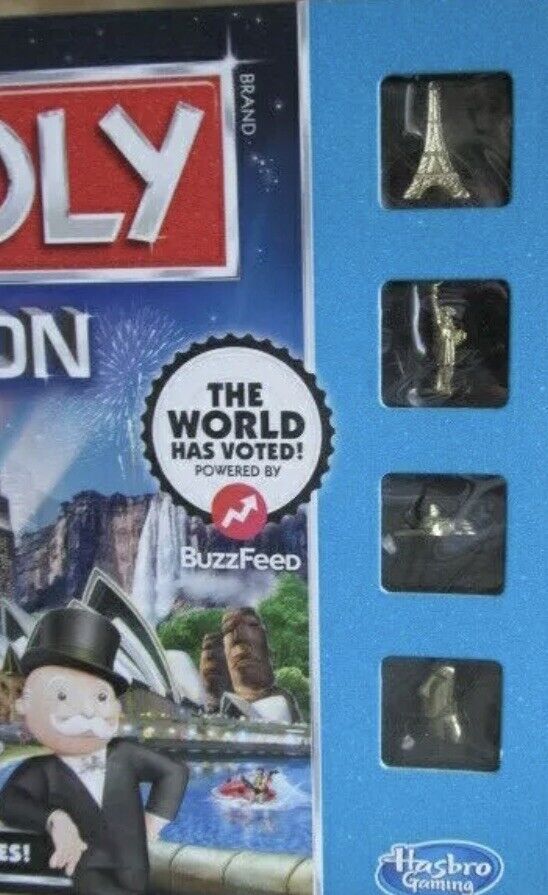 MONOPOLY WORLD Edition Here & Now Hasbro 2015 World Favourite Cities Board Game