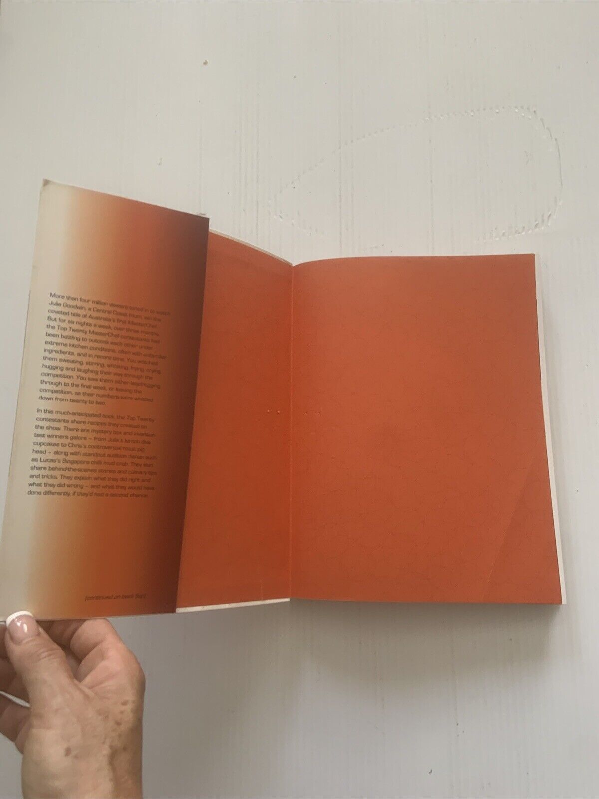 MASTERCHEF Australia THE COOKBOOK Volume One 1 Contestant Journey Recipe 2009 TV