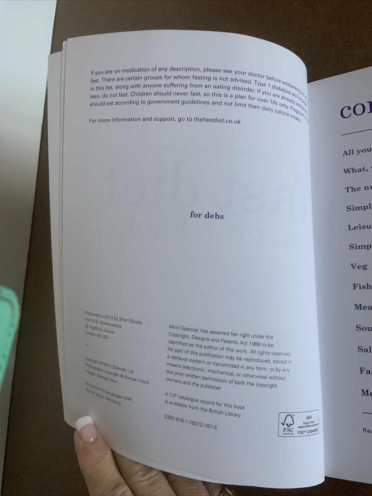 PB THE FAST DIET RECIPE BOOK 150 Delicious Calorie Controlled Meals Mimi Spencer