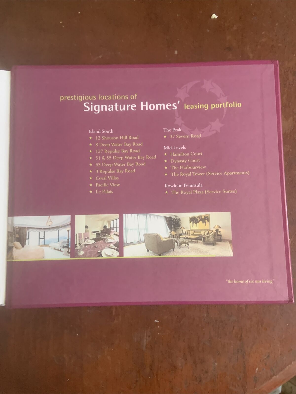 HC HONG KONG ON HIGH Real Estate Aerial Photos By Signature Homes 2004 Souvenir