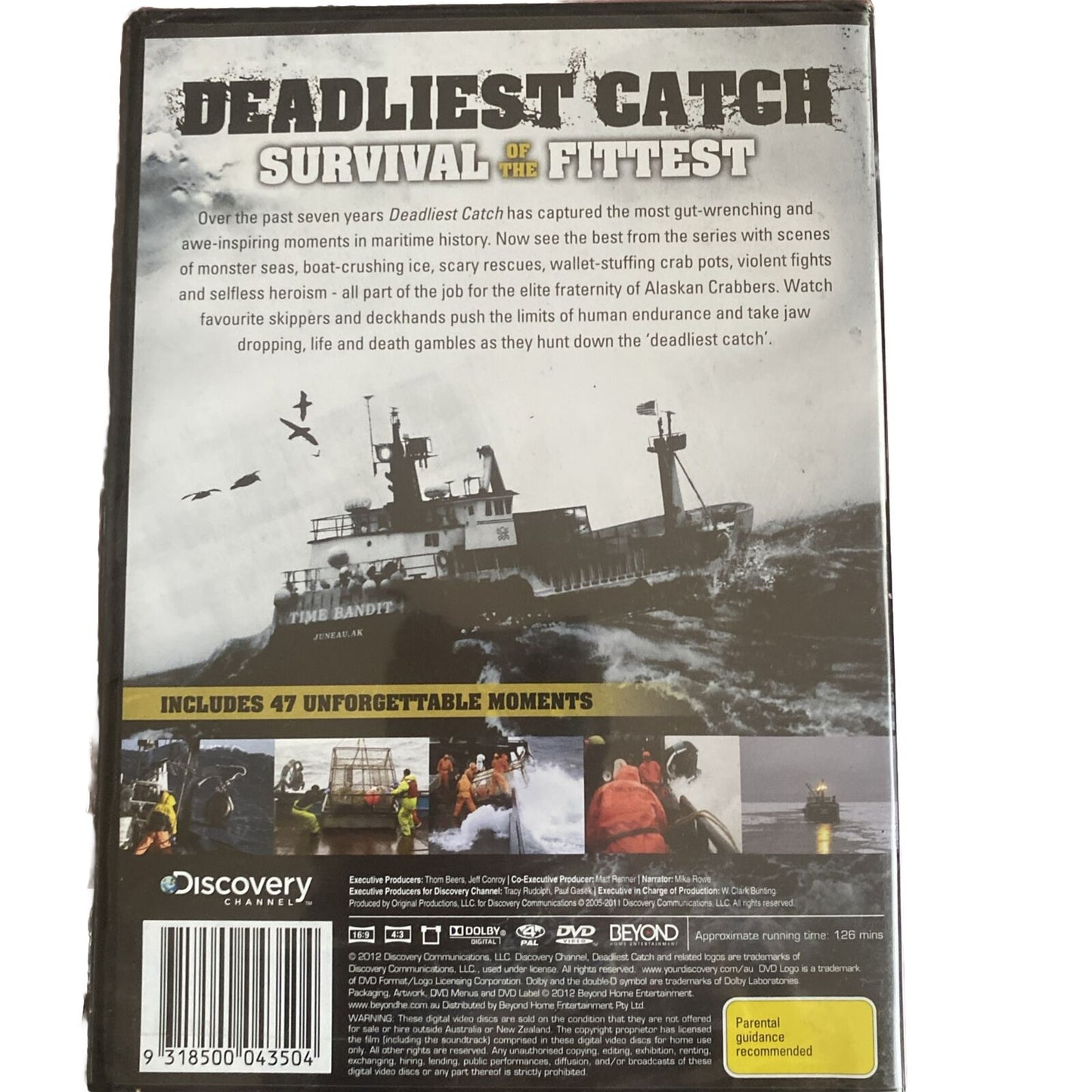 DVD DEADLIEST CATCH Survival of the Fittest Discovery Channel R4 Maritime