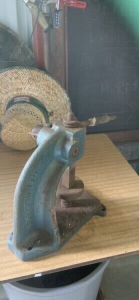 LEVER PRESS A Ornstin Ltd NO2 Vintage Cast Iron Rustic blue steel Heavy