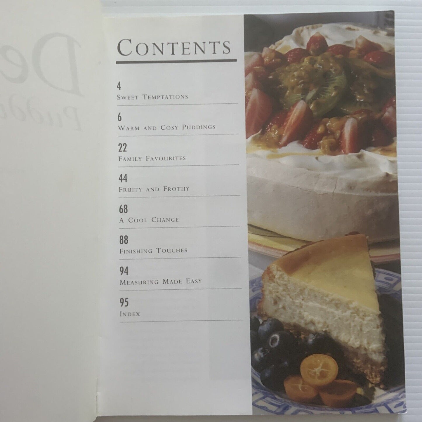 Cookbook DESSERTS PUDDINGS & ICES Country Style Cookery Recipes BayBooks PB 1994
