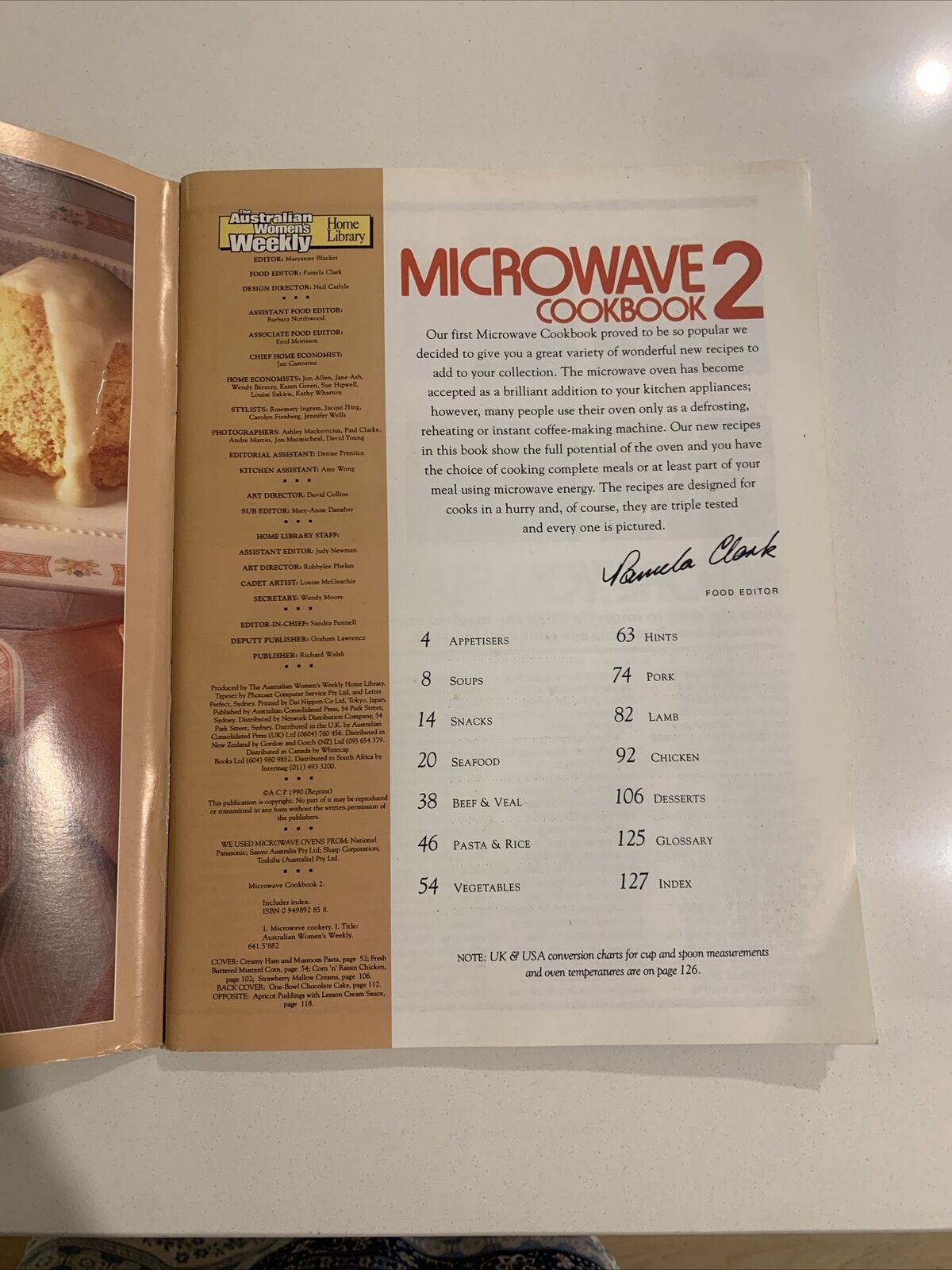 Cookbook MICROWAVE 2 The Australian Womens Weekly 1990 Recipes PB