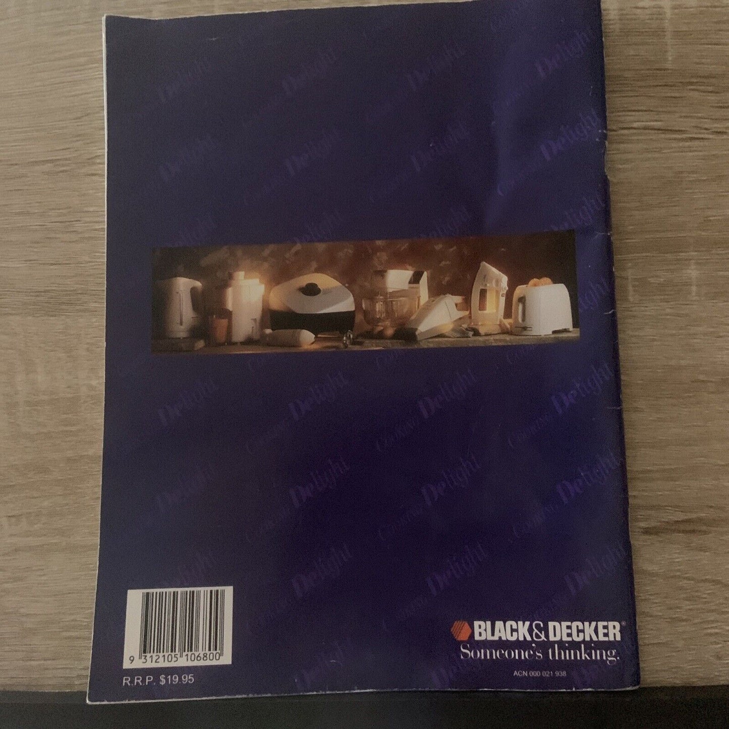 Cookbook COOKING DELIGHT SLIMMING and BLACK & DECKER Recipes 1995 PB