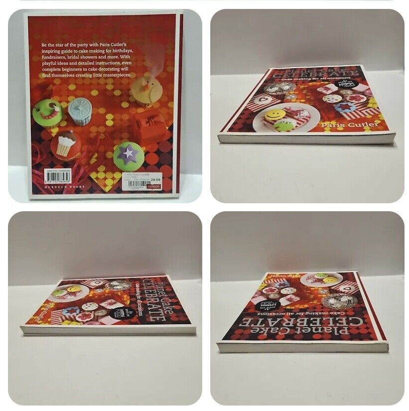 Cookbook PLANET CAKE Celebrate Cake Making All Occasion Paris Cutler 2011 PB New