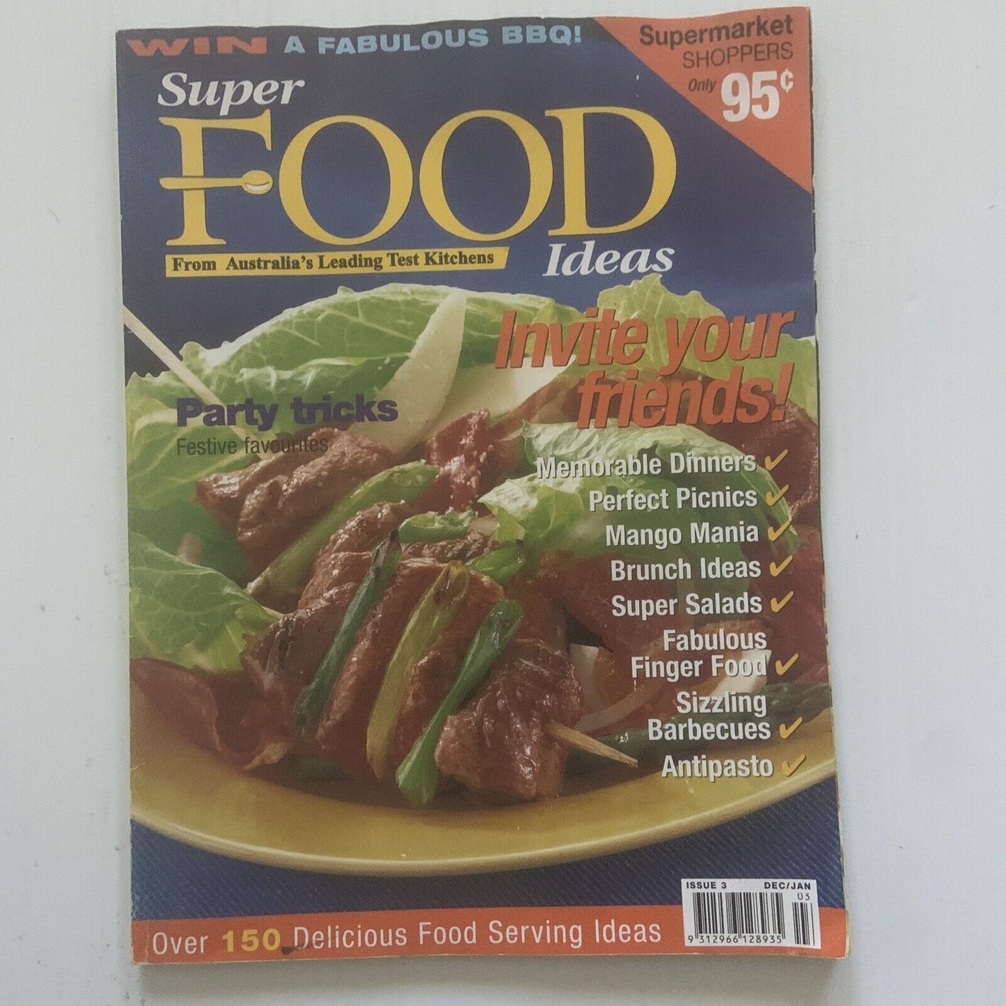 Cookbook SUPER FOODS IDEAS Magazine Issue 3 Dec/Jan 2003 Classic Recipes PB
