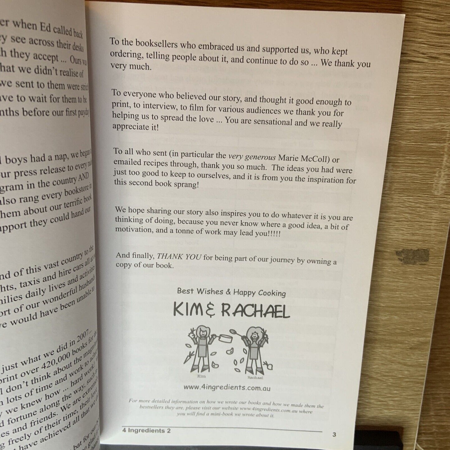 Cookbook 4 INGREDIENTS 2 COOKBOOK 400 Recipes K McCosker R Birmingham PB 2018
