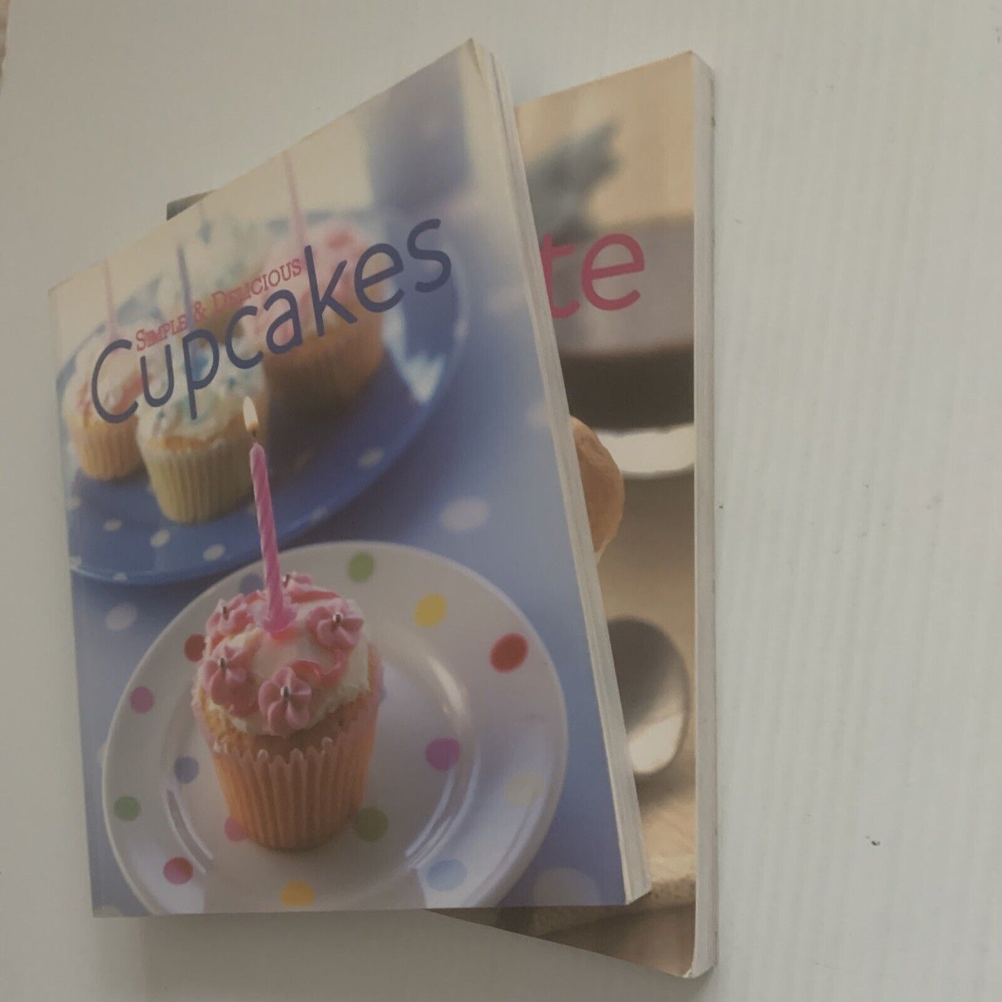Cookbook 2 Books Set SIMPLE AND DELICIOUS Chocolate Cupcakes PB Recipes 2009 New