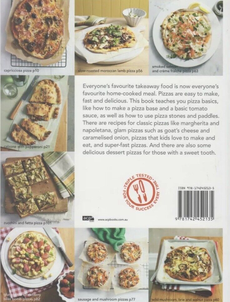 Cookbook PIZZA PIZZAZZ The Australian Womens Weekly Large PB Book Recipes New