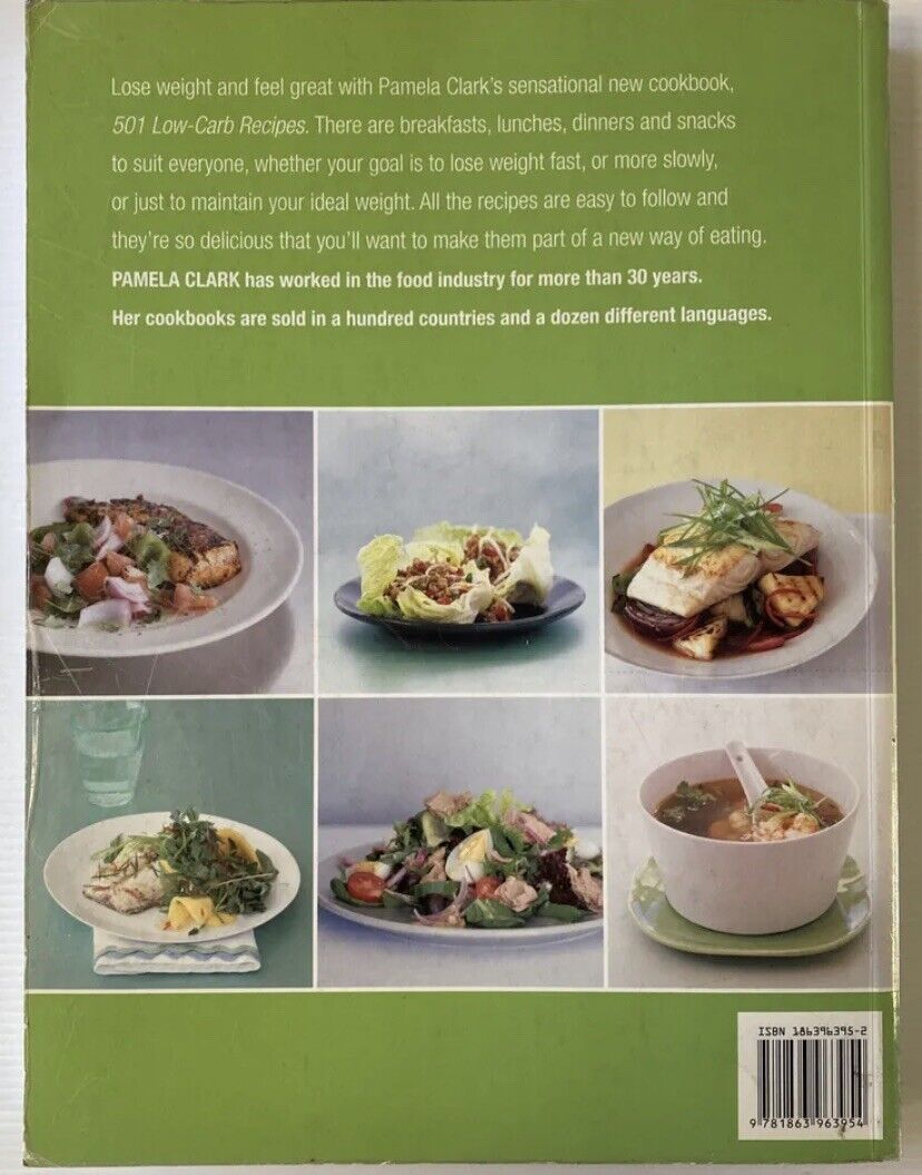 Cookbook 501 LOW CARB RECIPES by Pamela Clark 2004 PB