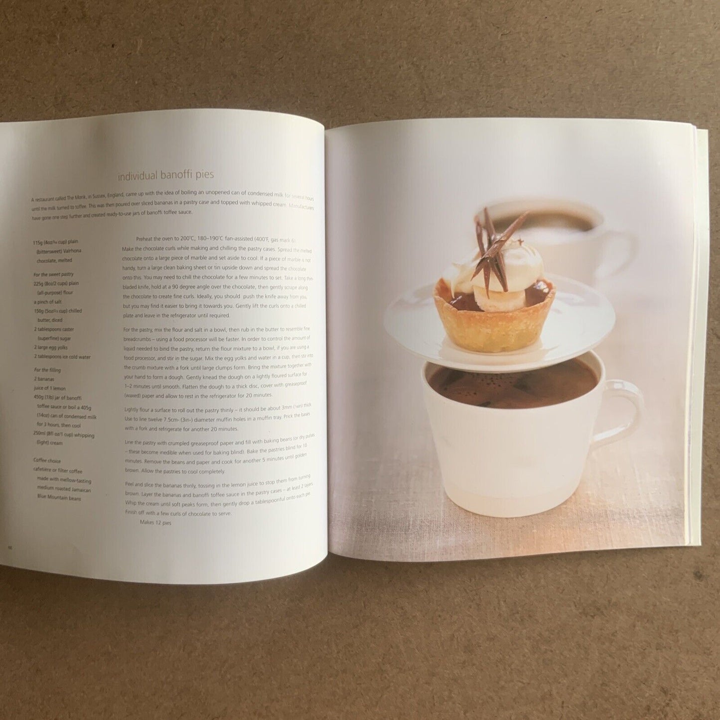 Cookbook COFFEE AND BITES by Susie Theodorou PB 2001 Inscribed Recipes