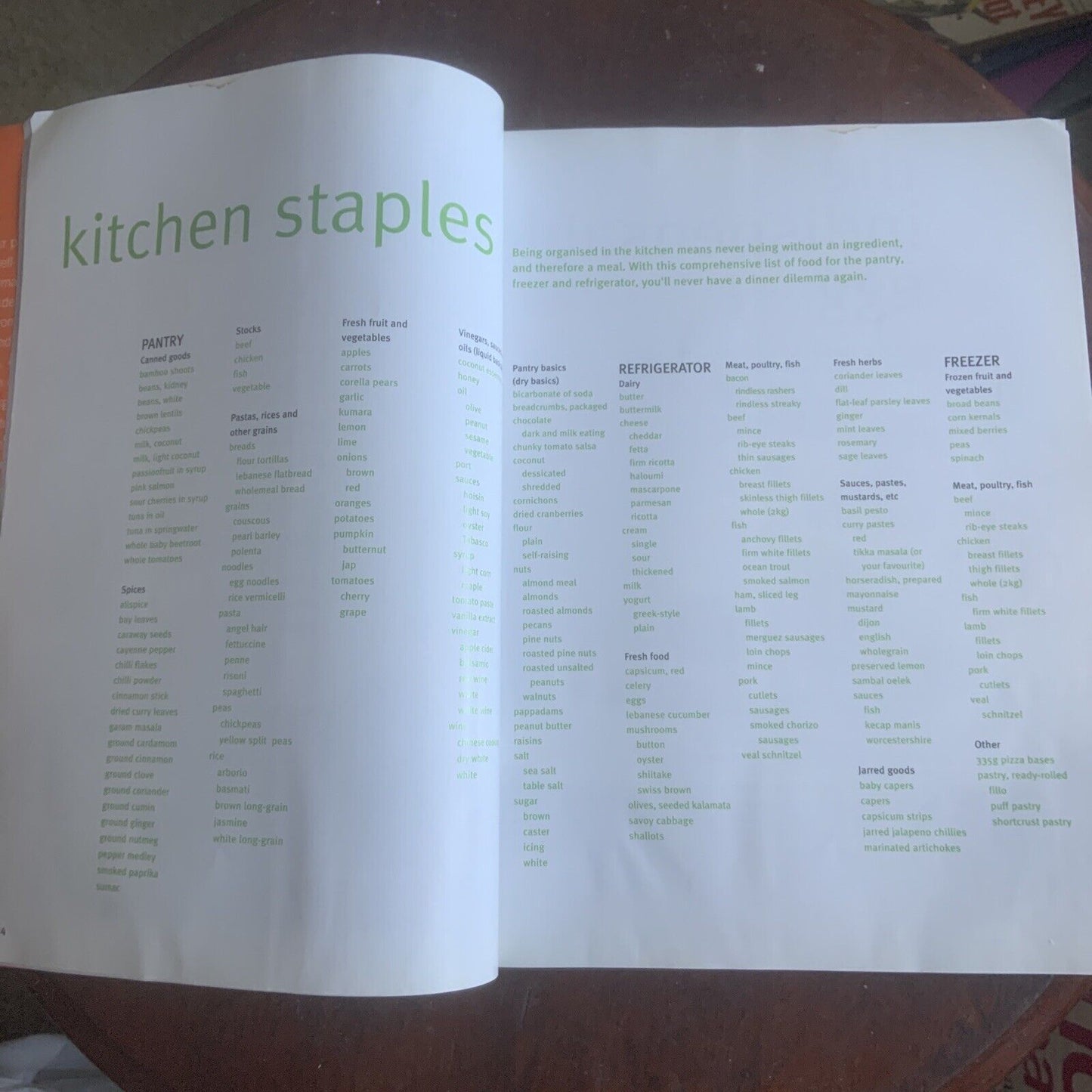 Cookbook COOKING FROM THE PANTRY The Australian Women's Weekly PB 2008 Defect