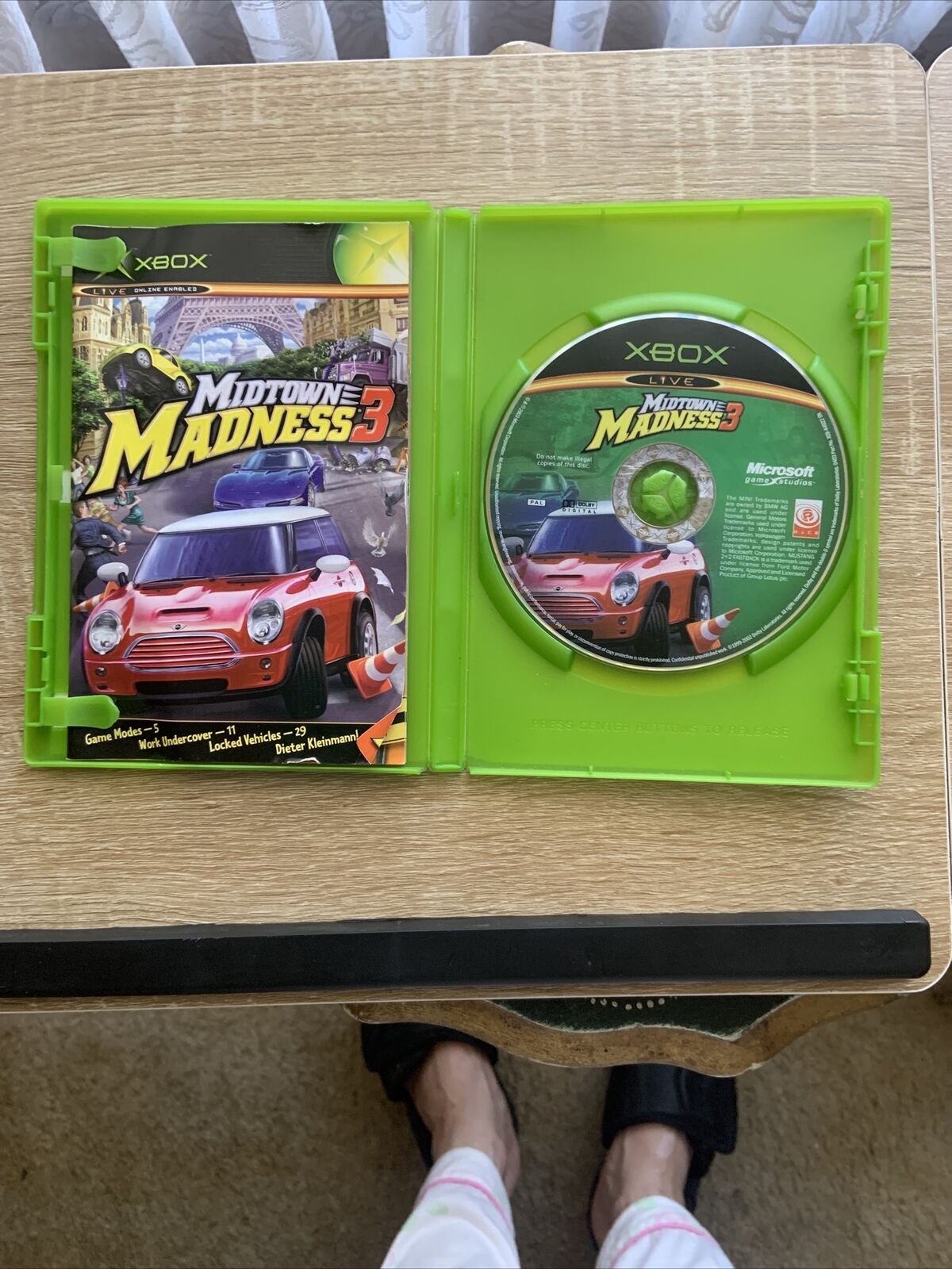 PC Game XBOX Midtown Madness 3 Original Microsoft PAL Complete + Manual