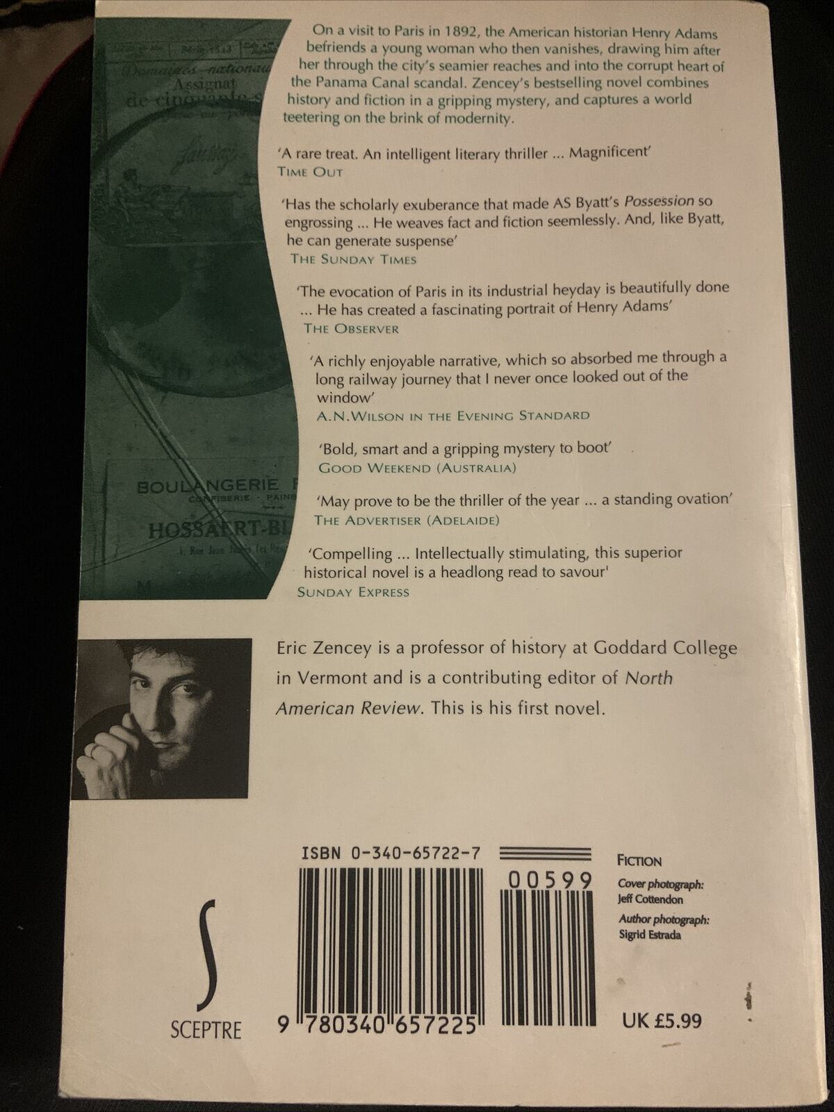 PB Book Panama By Eric Zencey Novel