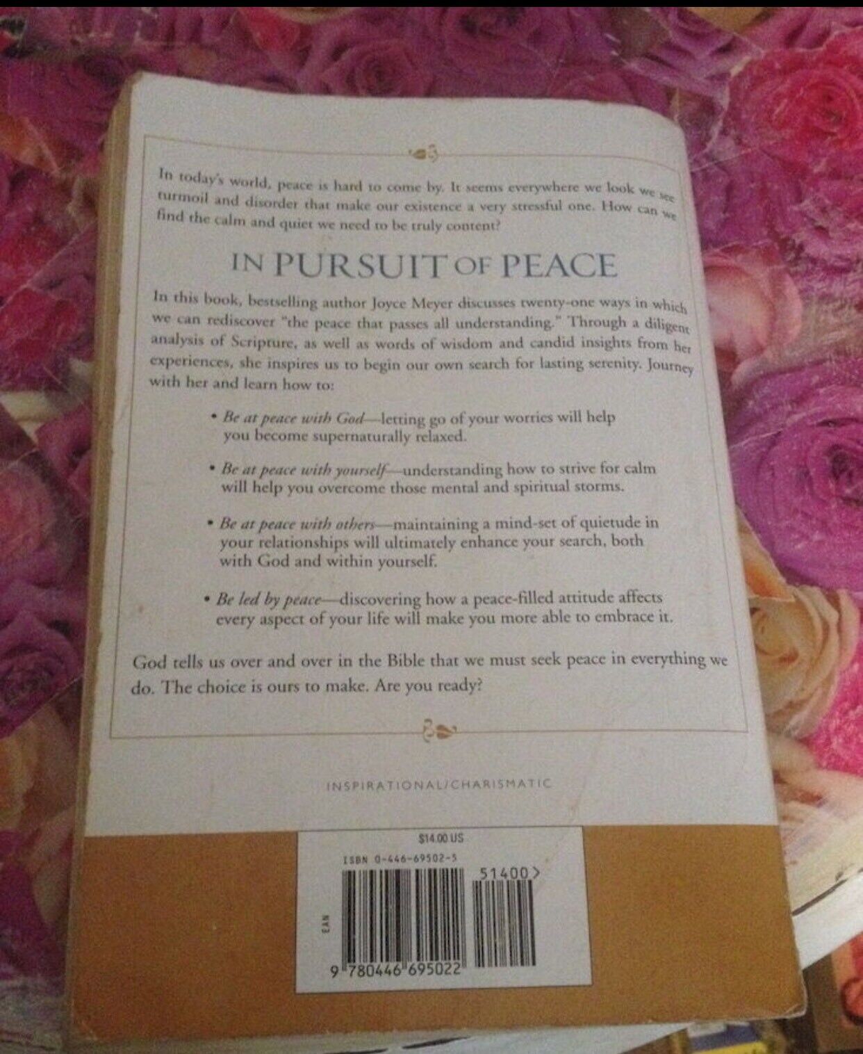 PB IN PURSUIT OF PEACE 21 Ways to Conquer Anxiety Fear and Discontentment 2004
