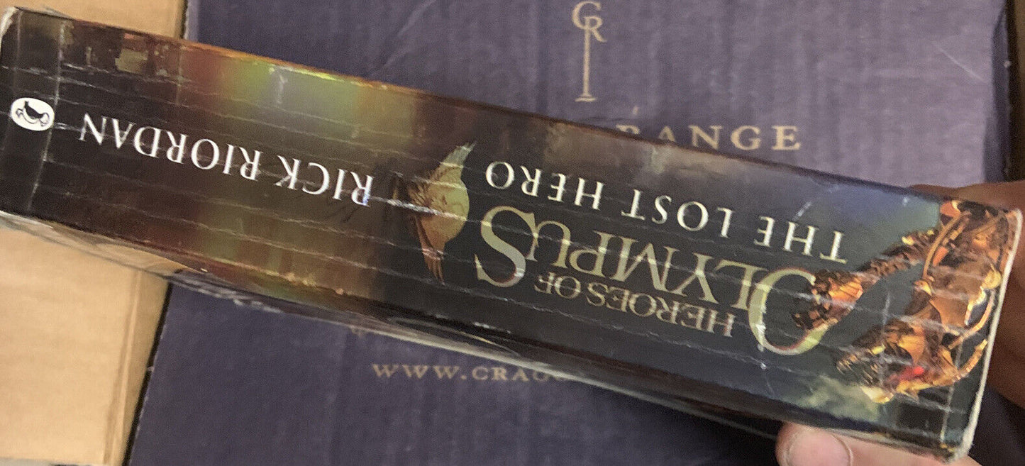 PB Book THE LOST HERO *Heroes of Olympus Book 1 by Rick Riordan Clean