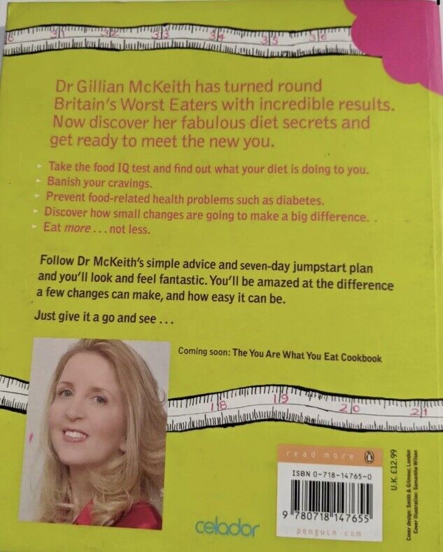 PB YOU ARE WHAT YOU EAT The Plan That Will Change Your Life Gillian McKeith New