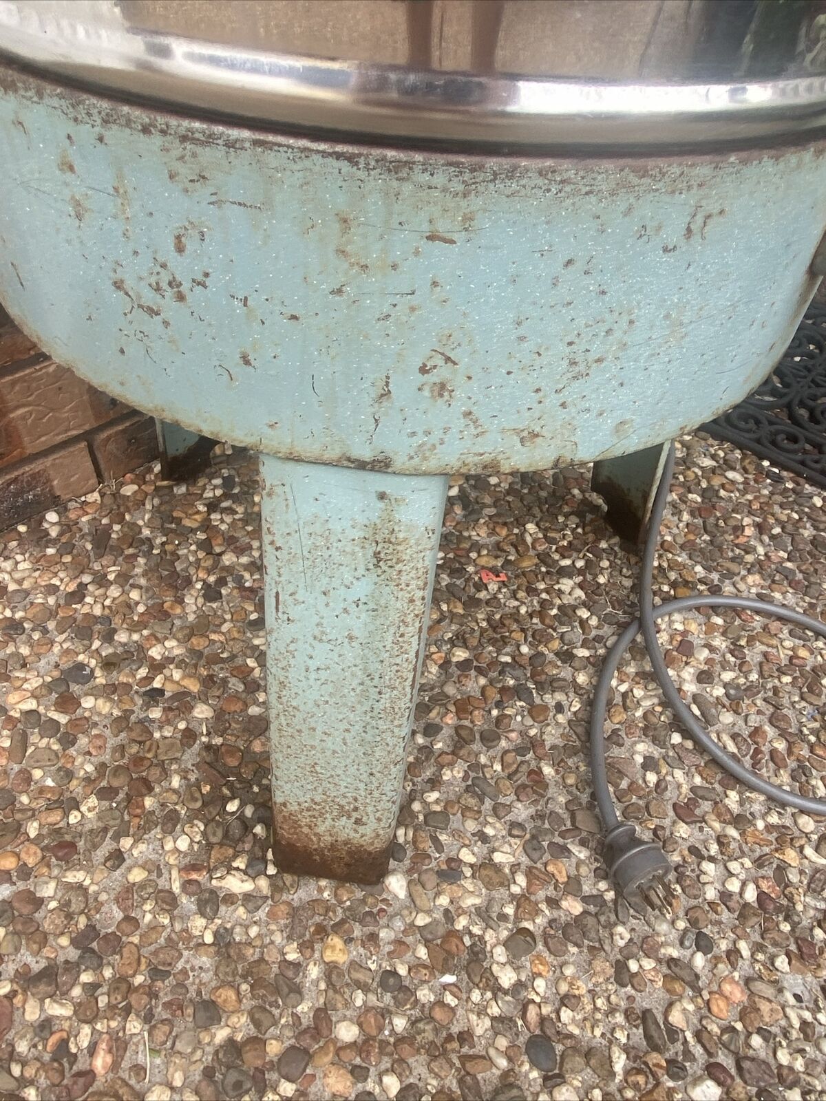 Vtg Copper Boiler Electric WILSON 9 Gallon Washer Freestanding Portable Working
