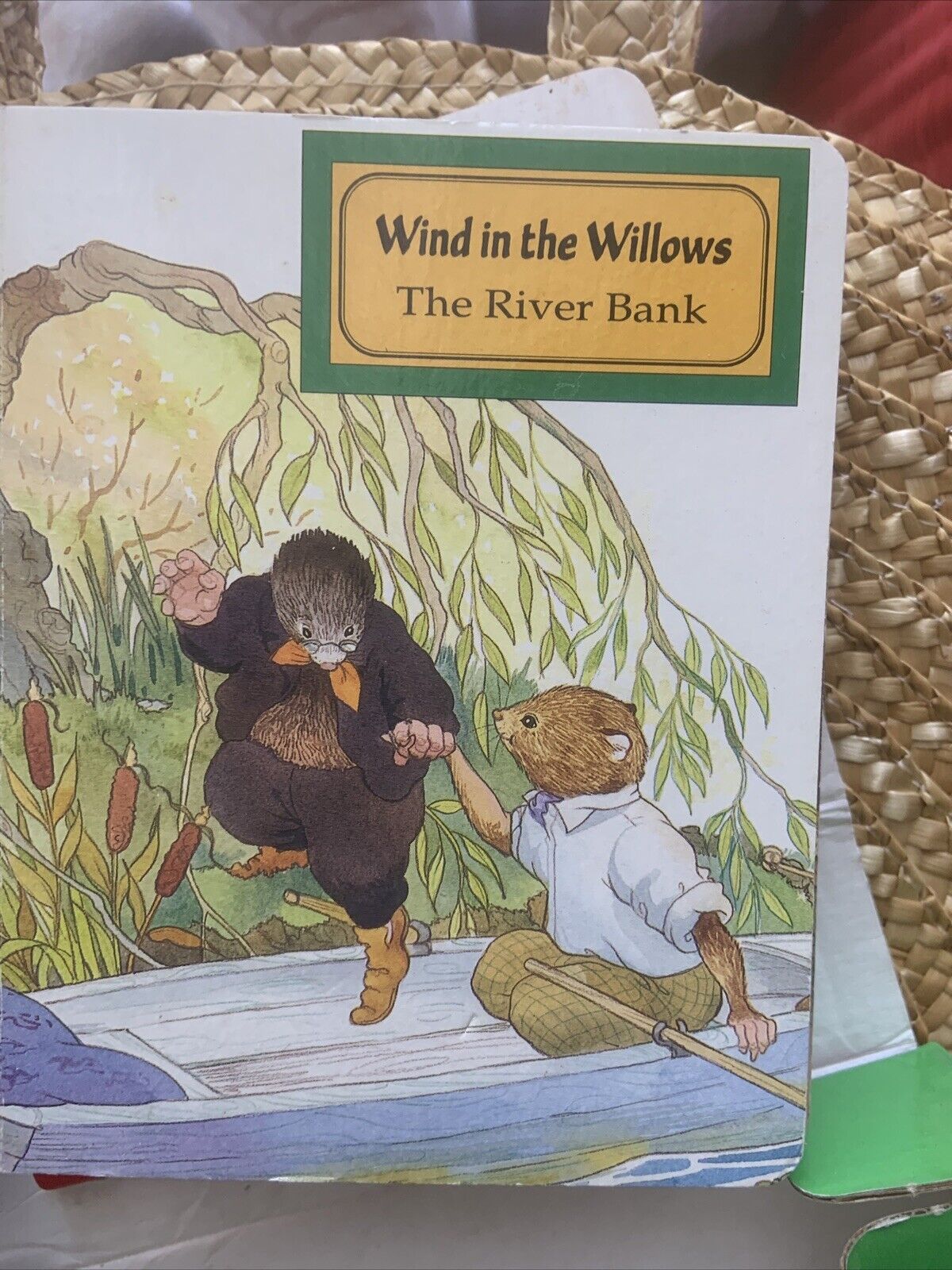 Plush Toy Badger WIND IN THE WILLOWS Little Treasury 4 Board Books Box 1996 Vtg