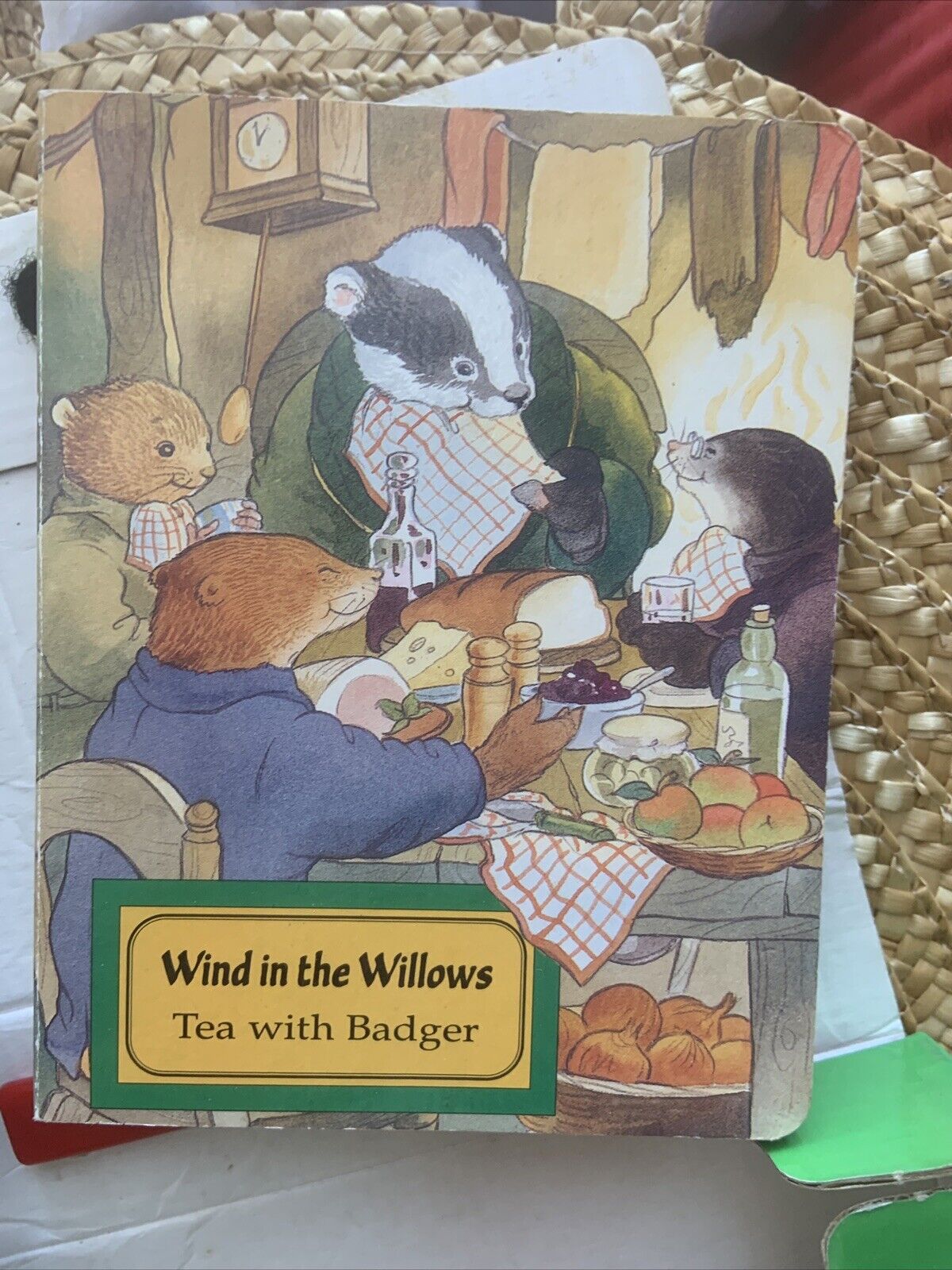 Plush Toy Badger WIND IN THE WILLOWS Little Treasury 4 Board Books Box 1996 Vtg