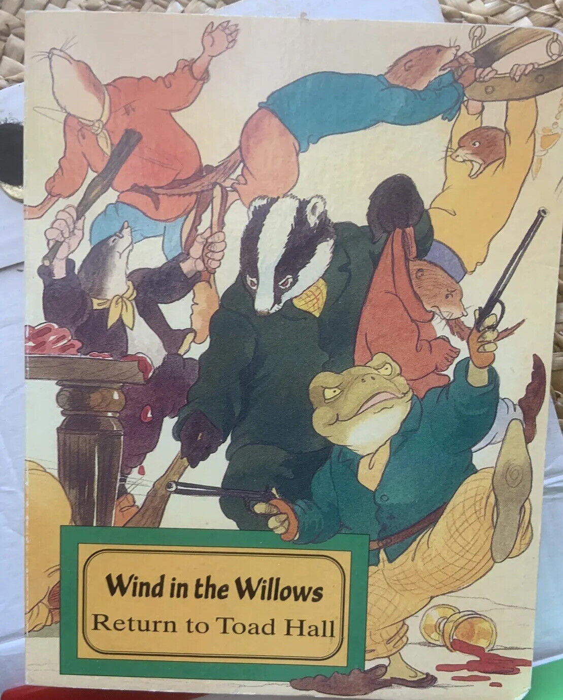 Plush Toy Badger WIND IN THE WILLOWS Little Treasury 4 Board Books Box 1996 Vtg