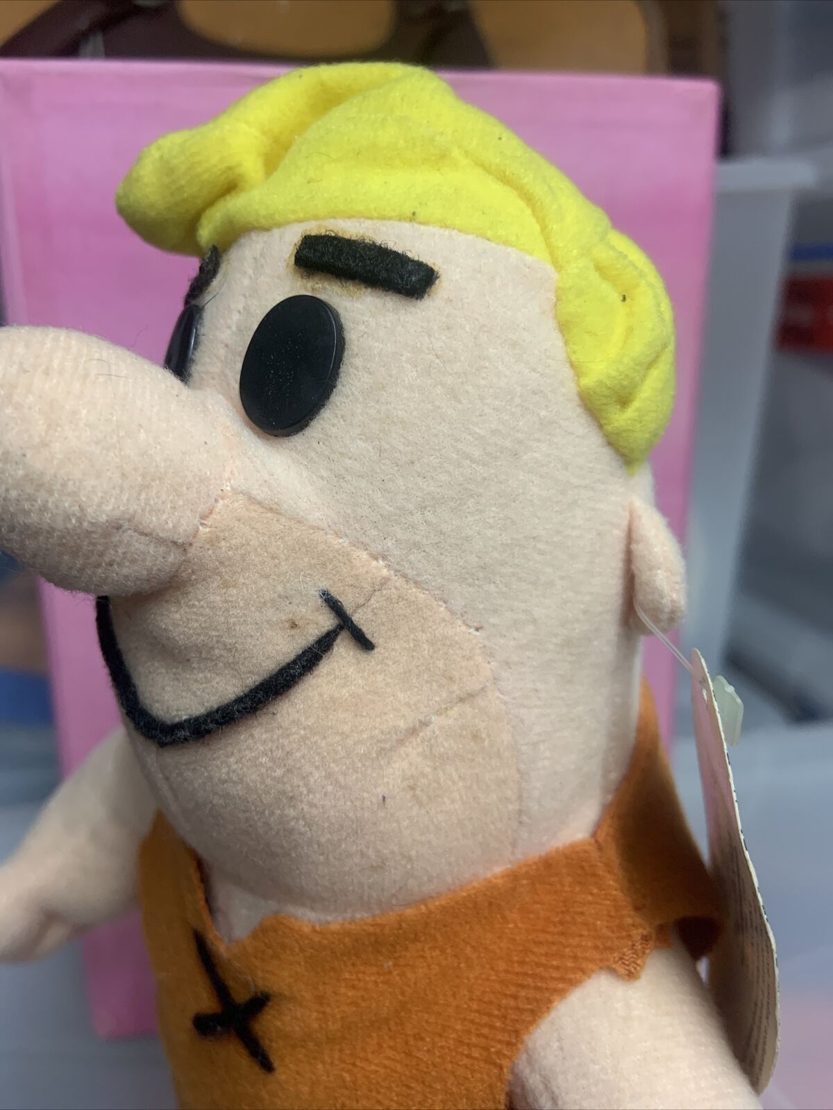 25cm BARNEY RUBBLE Plush Toy 1993 Flintstones Collectable Hanna Barbera NEW