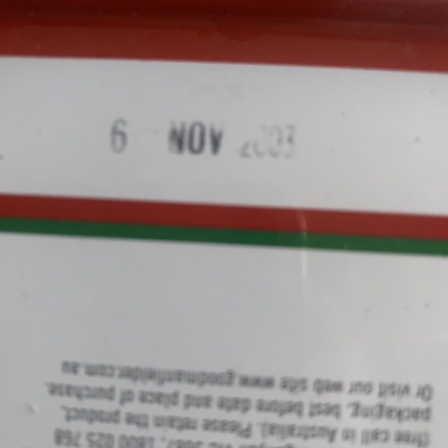 Metal Tin Uncle Toby's Oats Celebrating 110 Years Vintage Collectable RED 2003