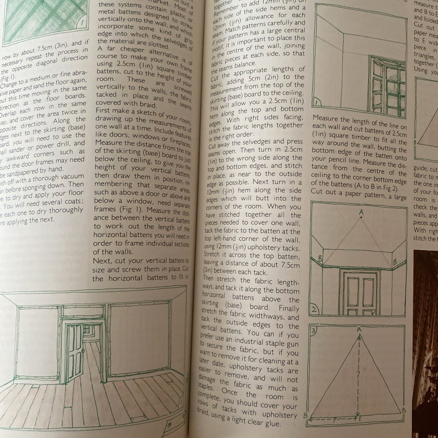 HC LAURA ASHLEY Book of Home Decorating Margaret Colvin 1987 London Hong Kong