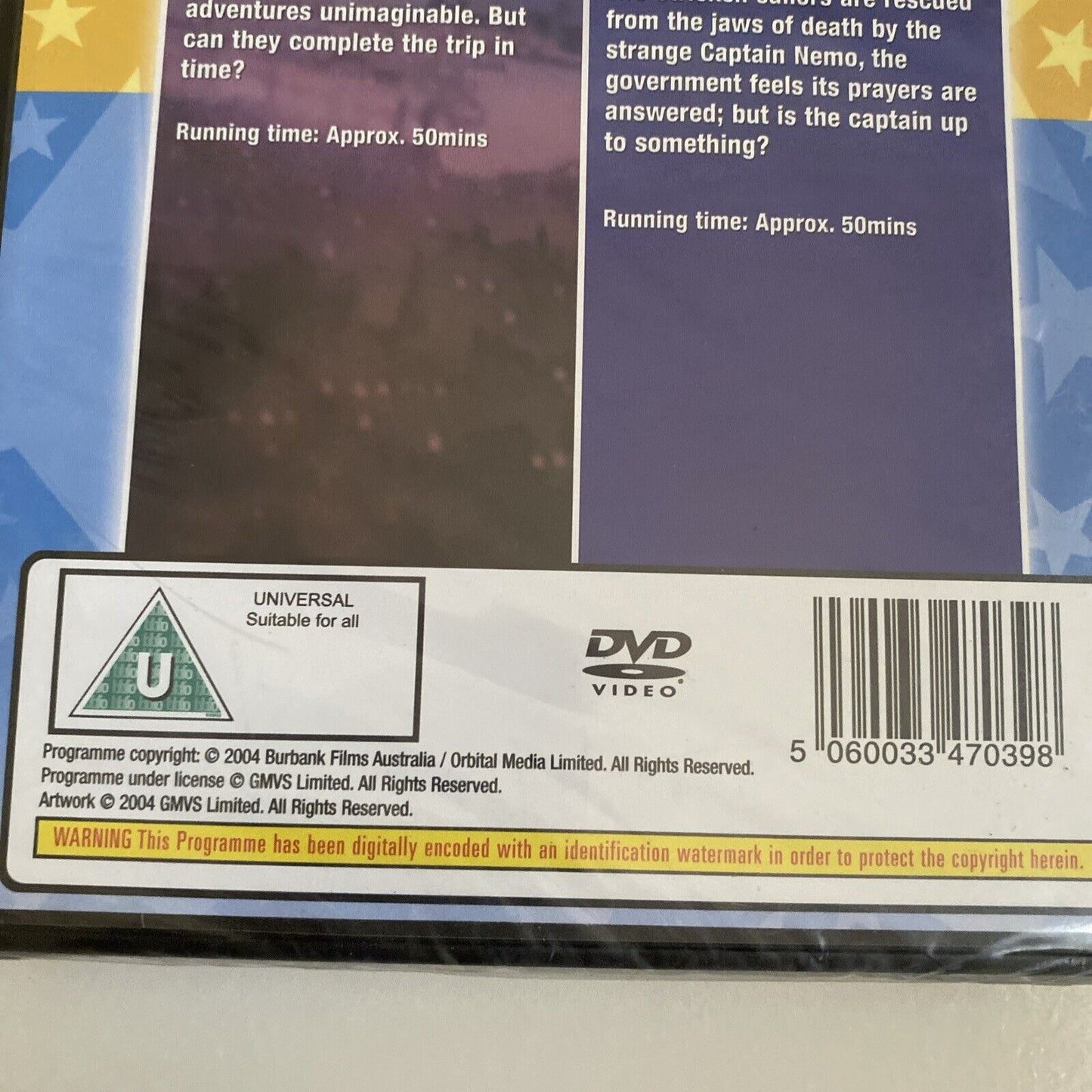 DVD Around the World in 80 Days 20,000 Leagues Under The Sea Double Feature NEW