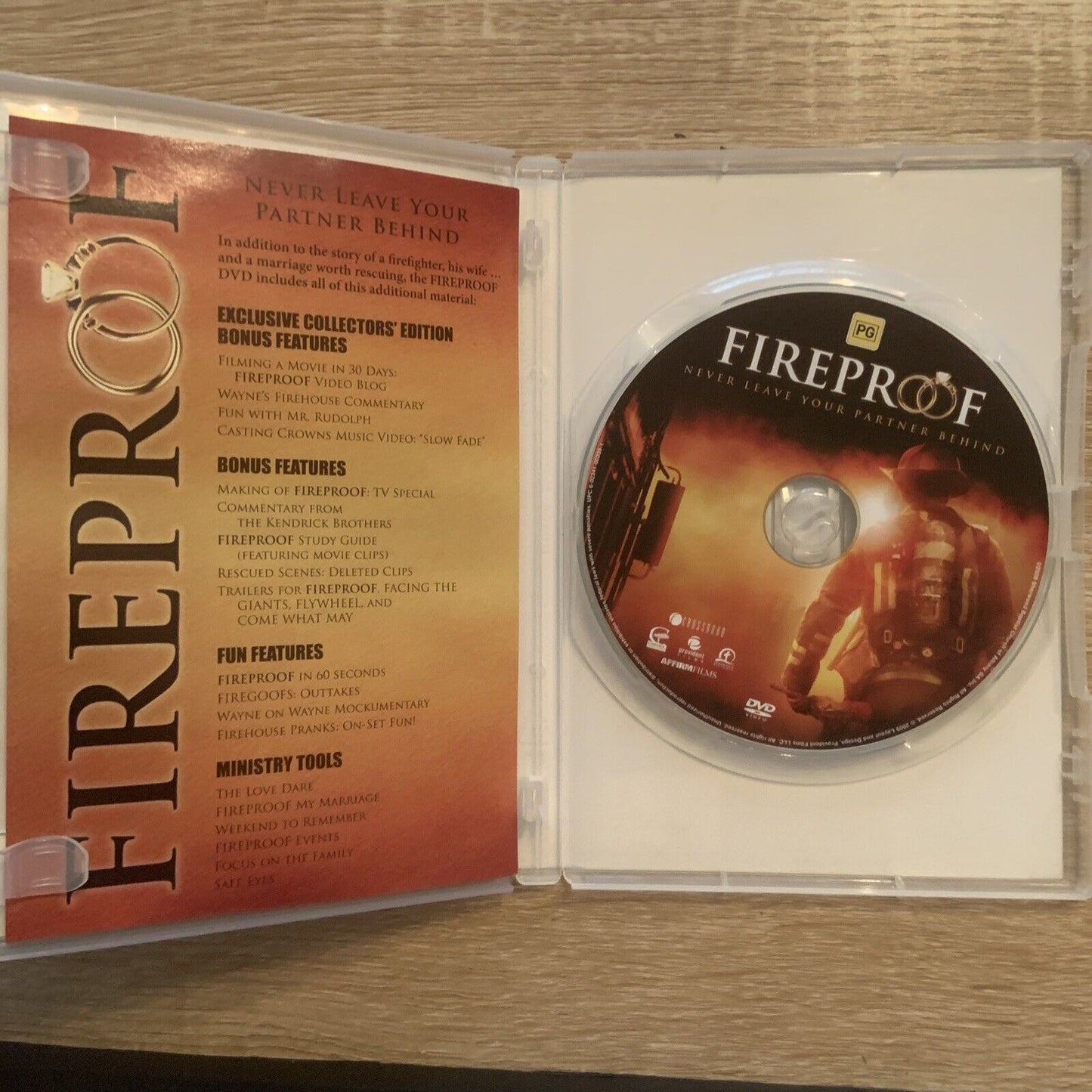 DVD FIREPROOF 2008 Kirk Cameron Erin Bethea Romance Drama Collectors Edition