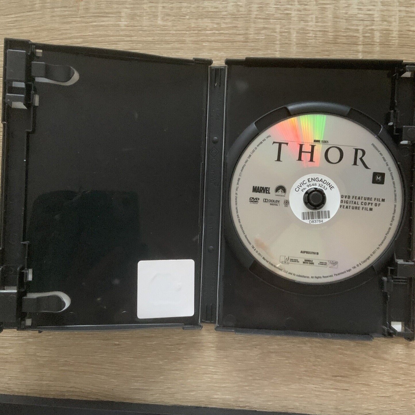 DVD THOR Chris Hemsworth Superhero Super Power Action Violence Ex Rental