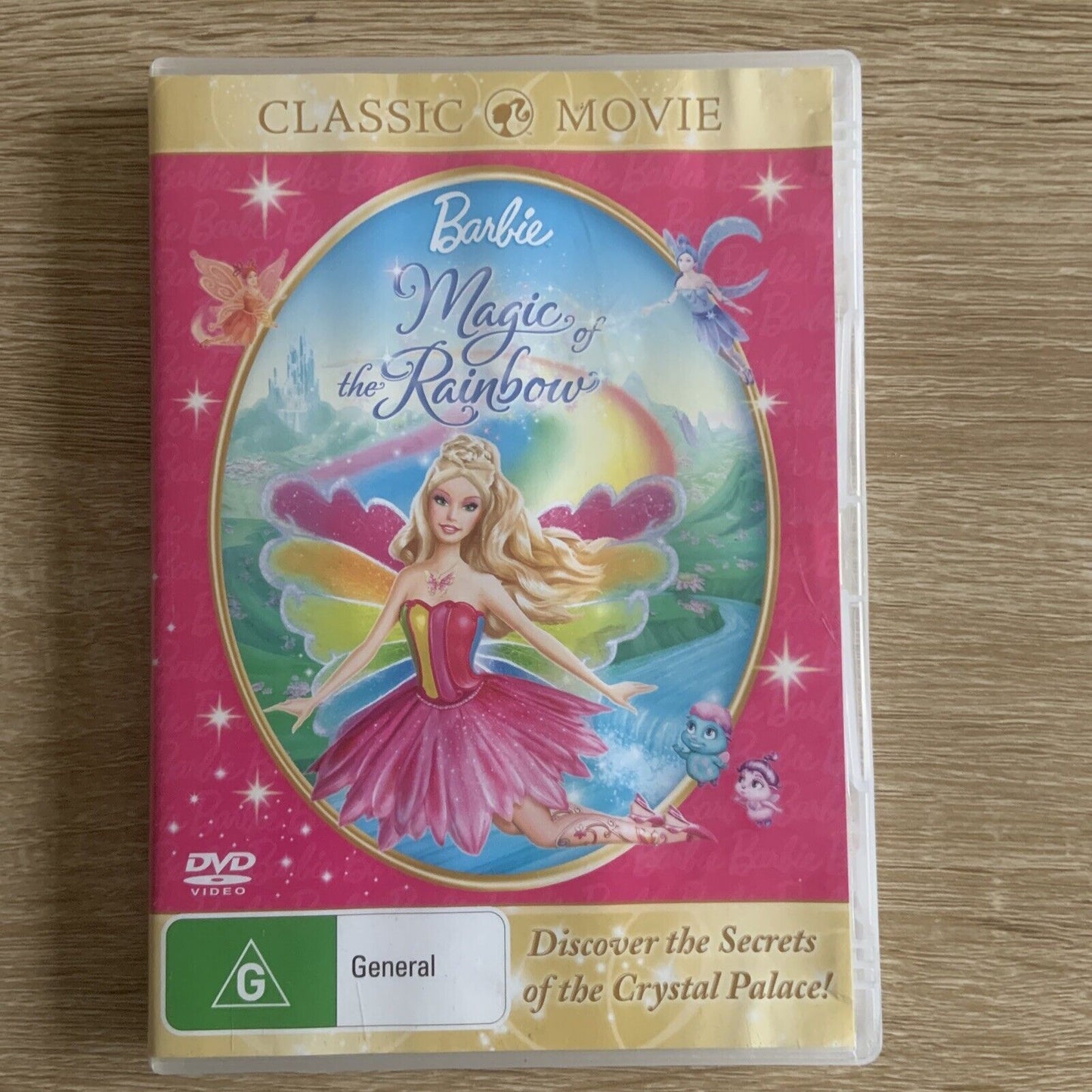 DVD Barbie Magic Of The Rainbow FEATURE LENGTH MOVIE Crystal Palace R4