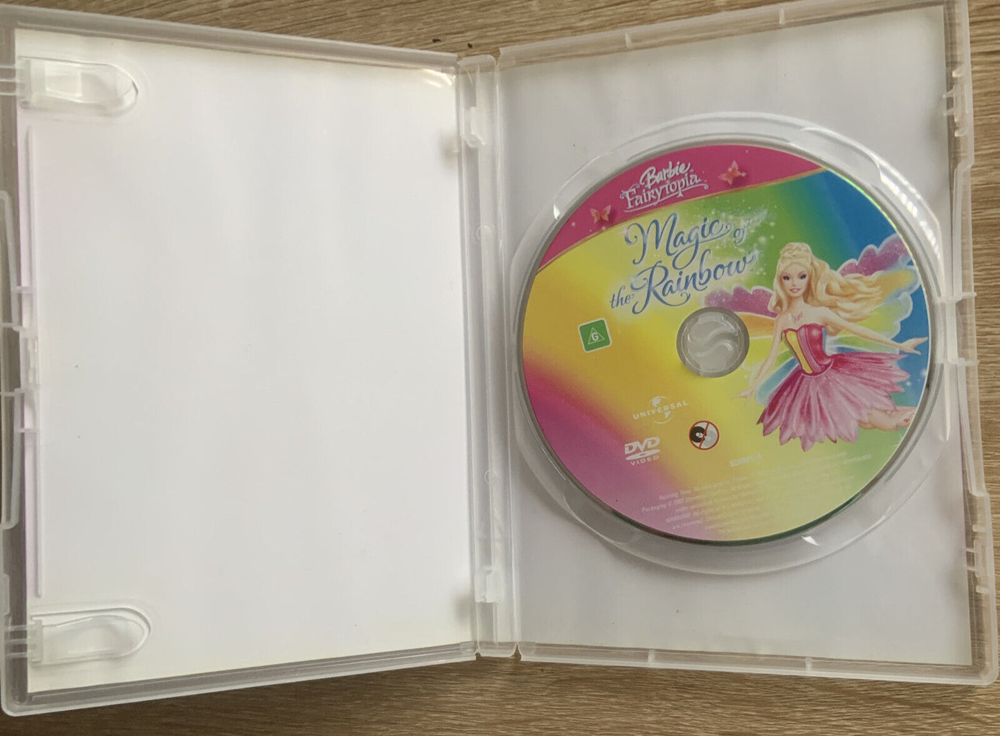 DVD Barbie Magic Of The Rainbow FEATURE LENGTH MOVIE Crystal Palace R4