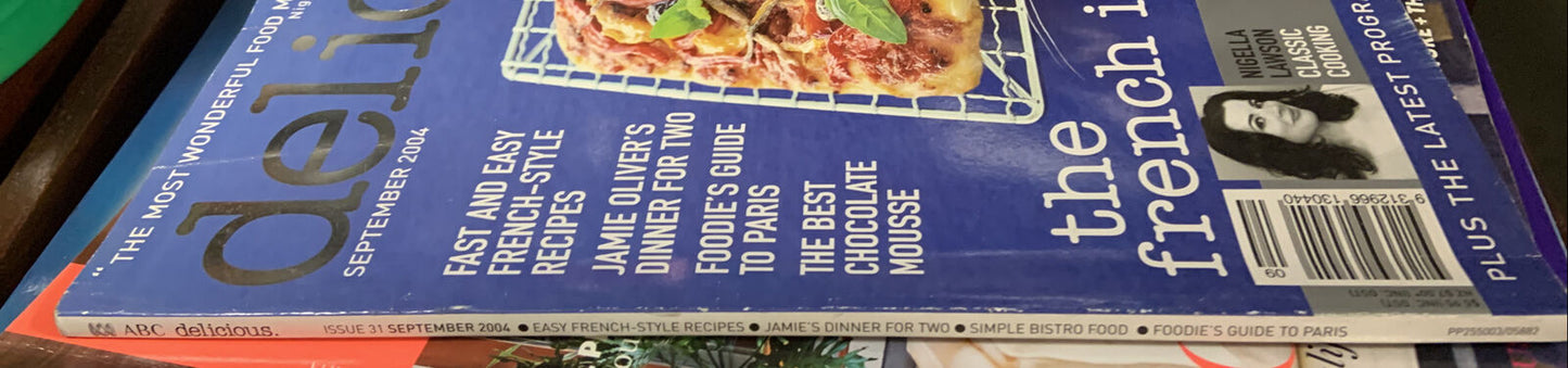 Magazine ABC Delicious Issue 31 Sept 2004 French Issue Australian Food Magazine