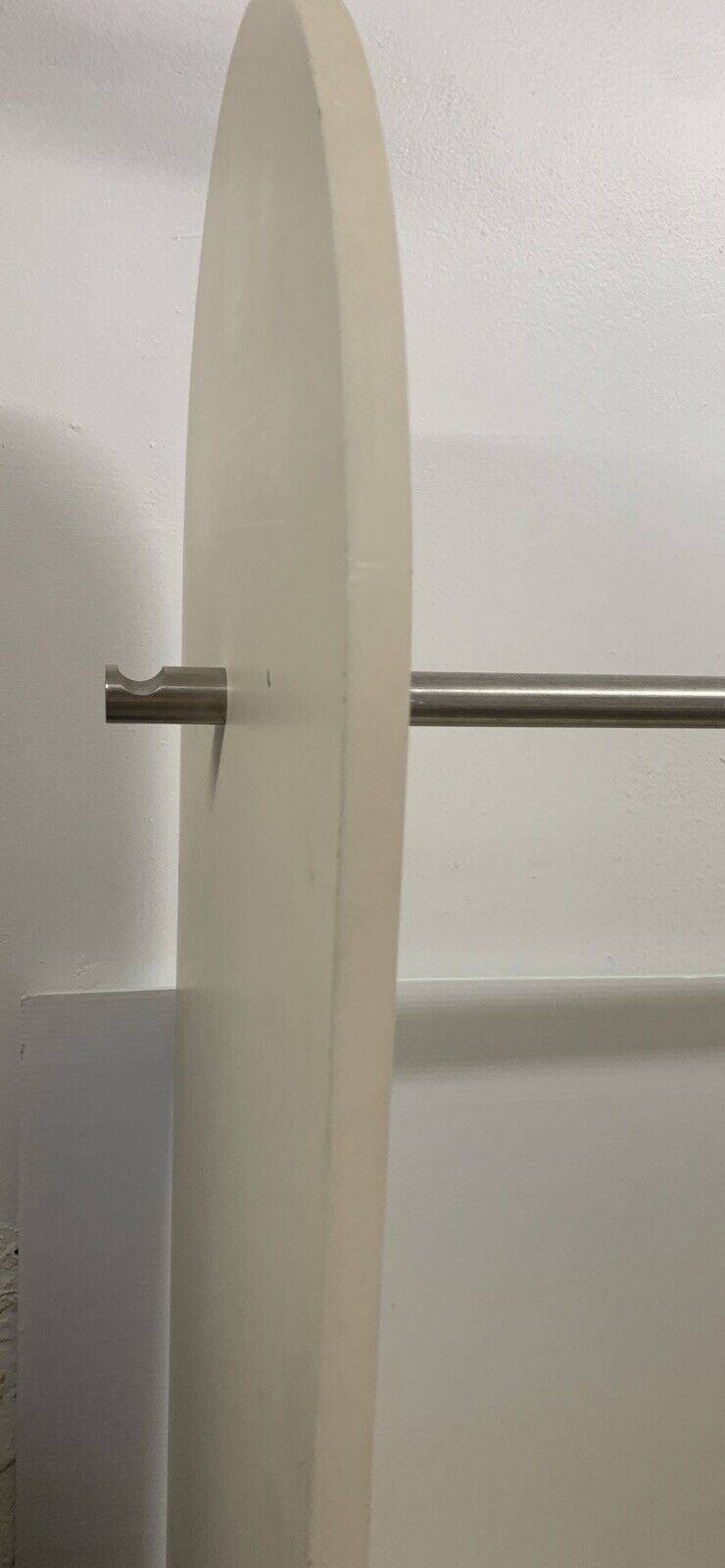 Clothes Rail Rack Shop Display Melamine Garment Stand Open Wardrobe Castors