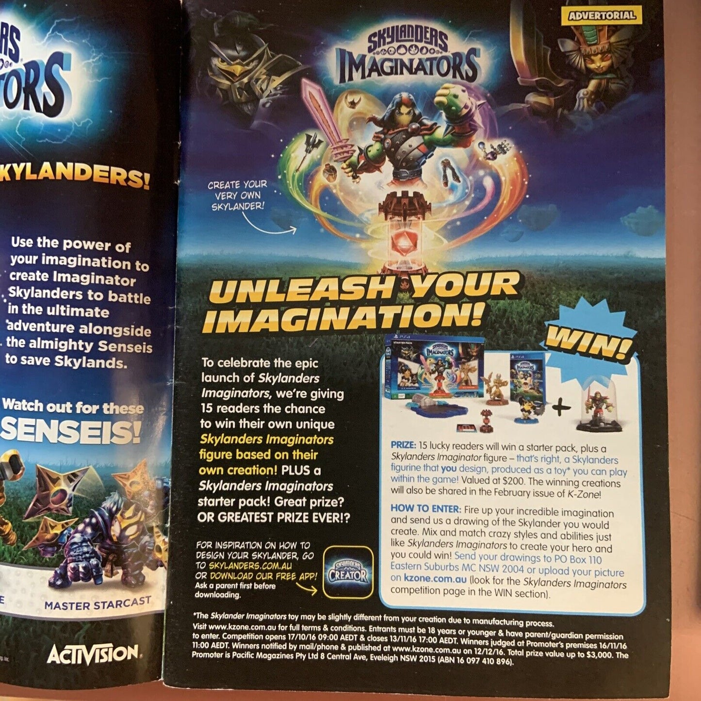 Kids Magazine K-ZONE Vol 17 No 12 200th Issue It’s Magic Video Game Guide 2016