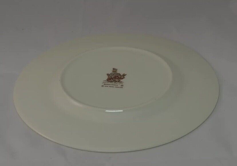BUNNYKINS Plate Celebrate Your Christening 1980s Gift Box NEW Baby ROYAL DOULTON