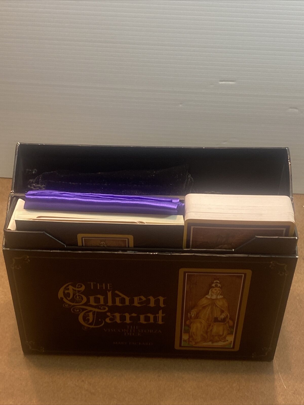 THE GOLDEN TAROT Kit Boxed Set by Mary Packard Cards Book Set 2019 Open NEW