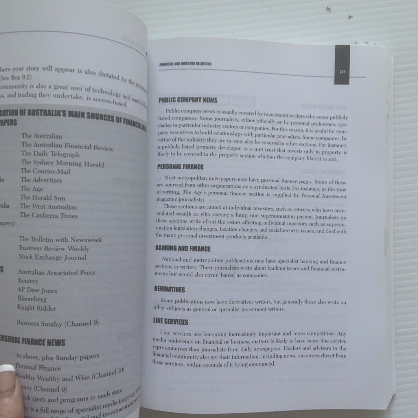 The New Australian & NZ PUBLIC RELATIONS MANUAL Tymson Lazar 21st Century 2002
