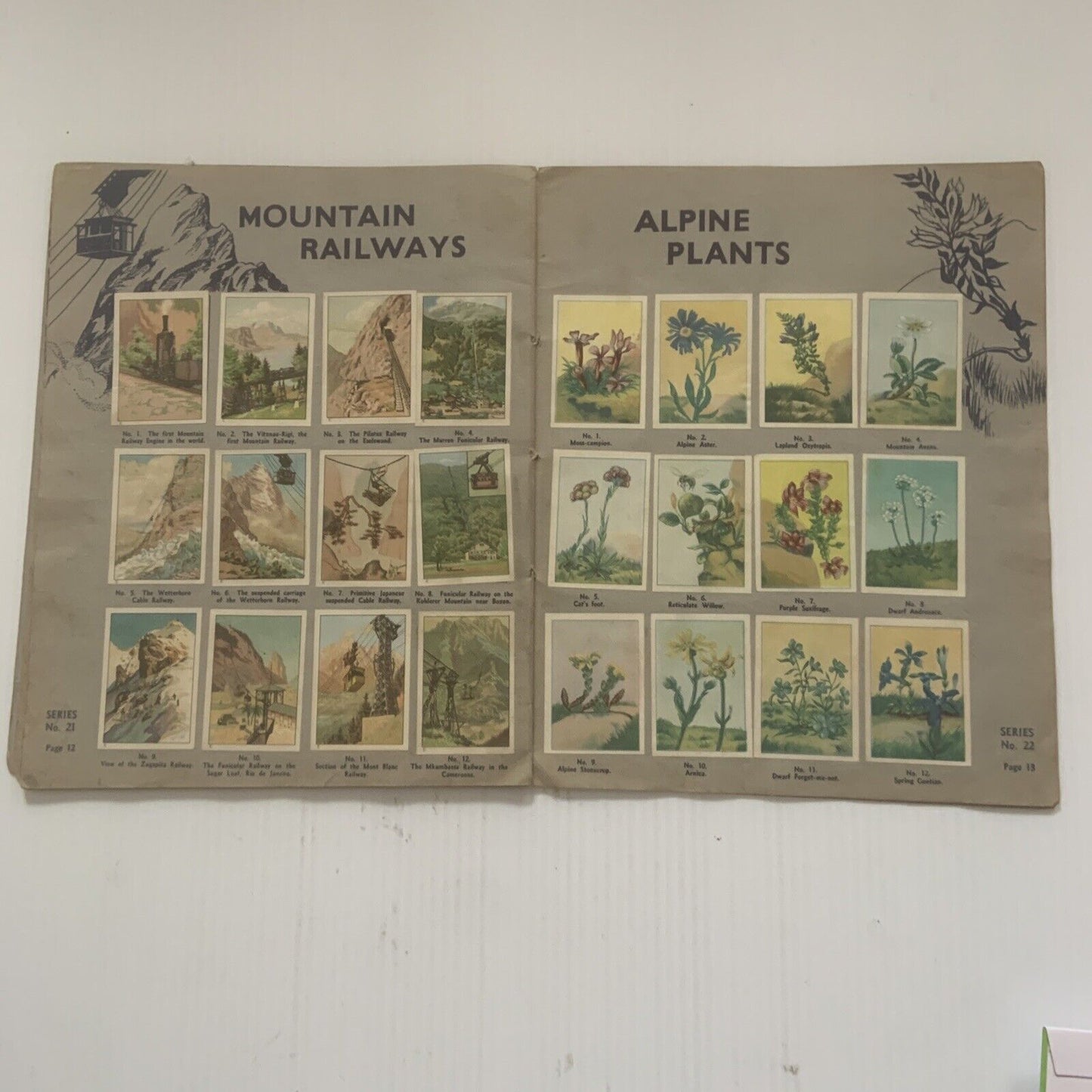PB Complete Set Nestle’s Picture Stamp Album Wonders of the World V2 1930’s RARE