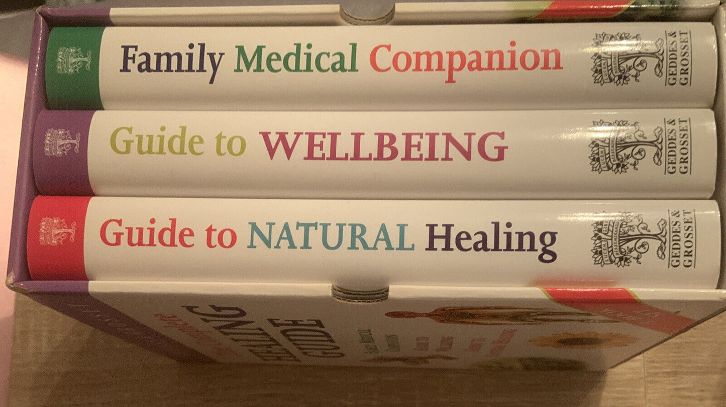 3 Book Set THE COMPLETE HEALING GUDE Family Medical Companion Geddes & Grosset