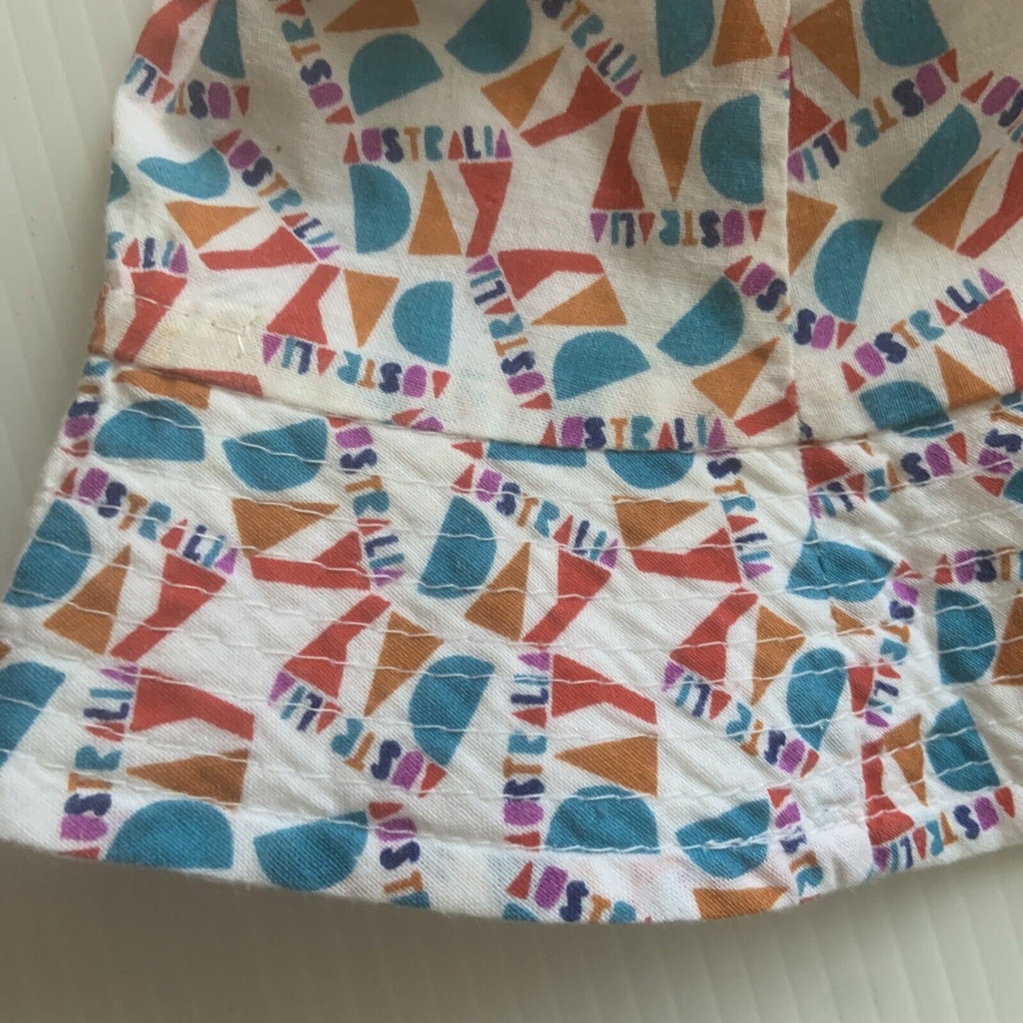 2 X AUSTRALIA DAY Kids Bucket Hat Cap Cotton Soft No Structure Summer Style NEW