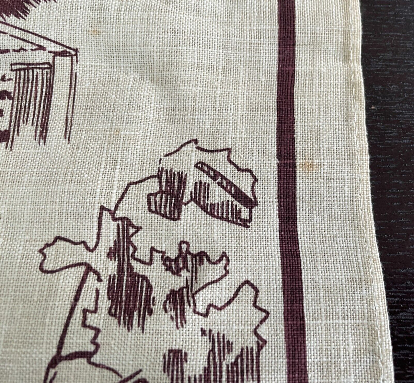 Vintage Tea Towel Orlando First Wine Cellar 1847 in Barossa Valley Souvenir NEW