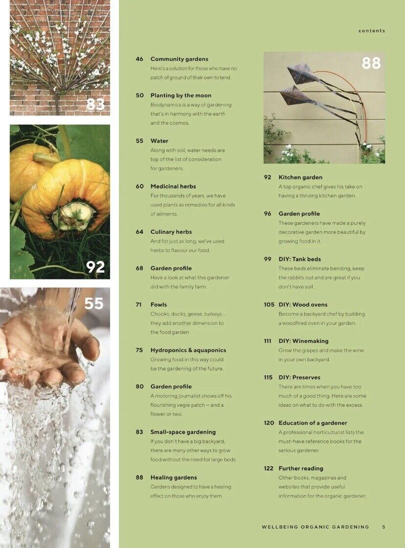 Bookazine WellBeing Organic Gardening Magazine Universal Media Tara Graham NEW
