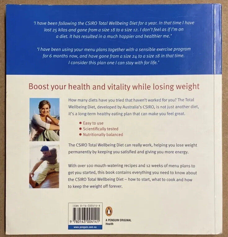 PB Cookbook CSIRO Total Wellbeing Diet Peter Clifton Manny Noakes 2005 Recipes