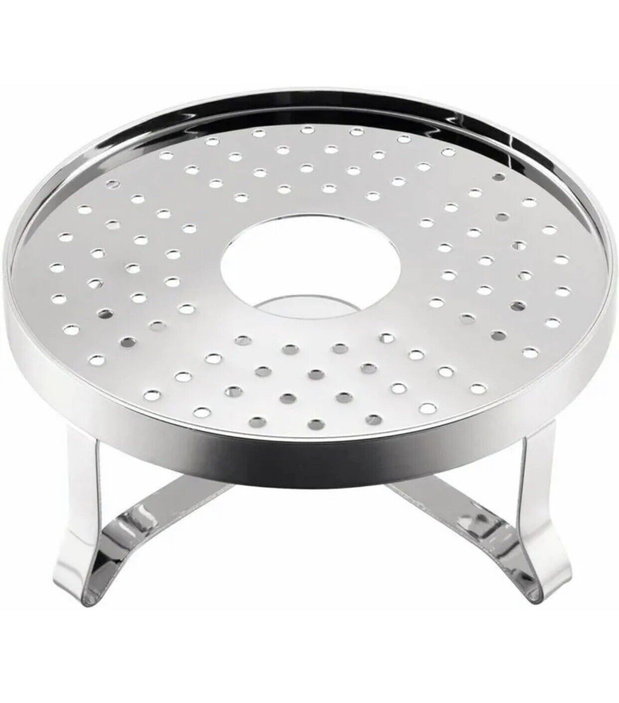 BODUM Chambord Chrome Plated Steel Tea Light Warmer Silver NO 1902 Portugal NEW