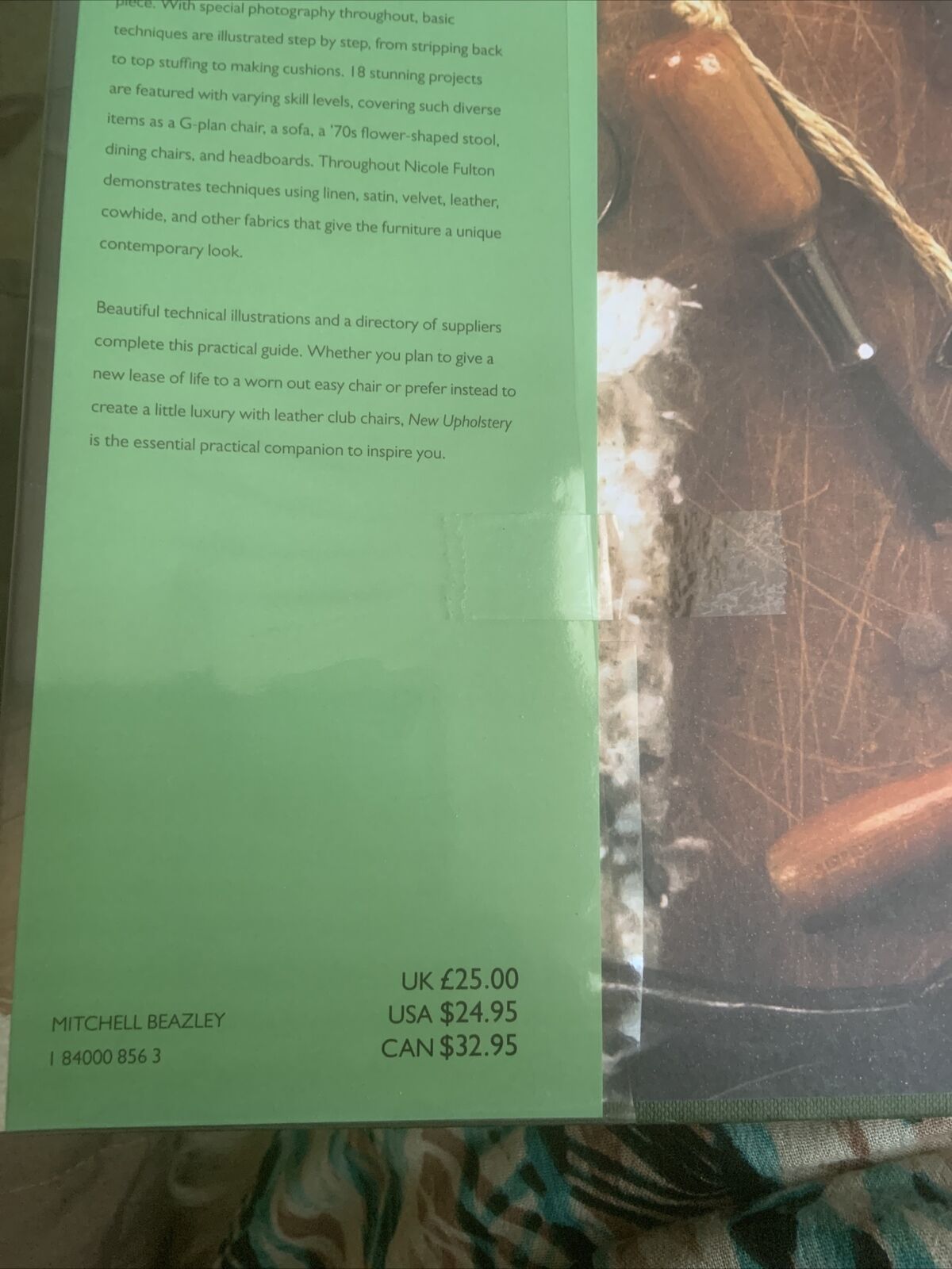 HC Book Upholstery By Mitchell Beasley Nicole Fulton Lge DJ Ex Library Furniture