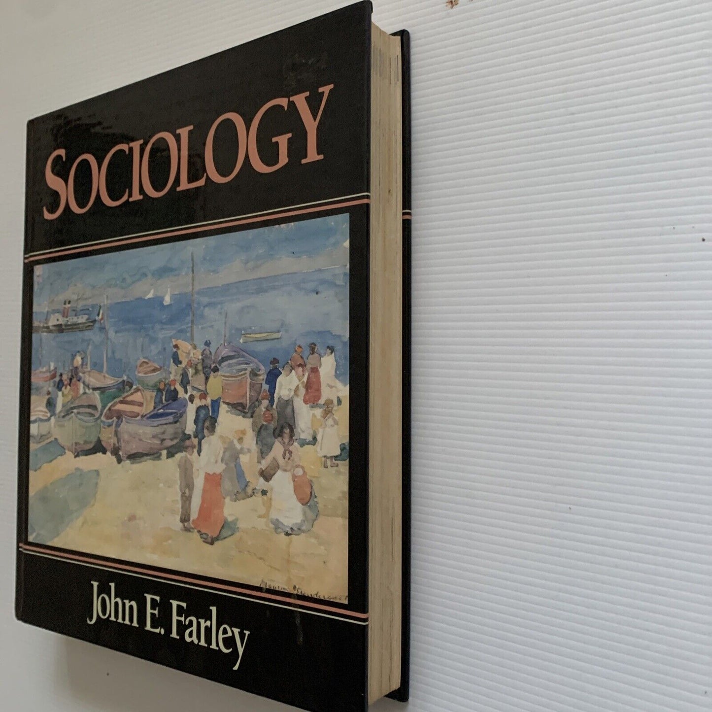 HC Book Sociology by John E Farley 1990 USA NEW w slight marks on first pages